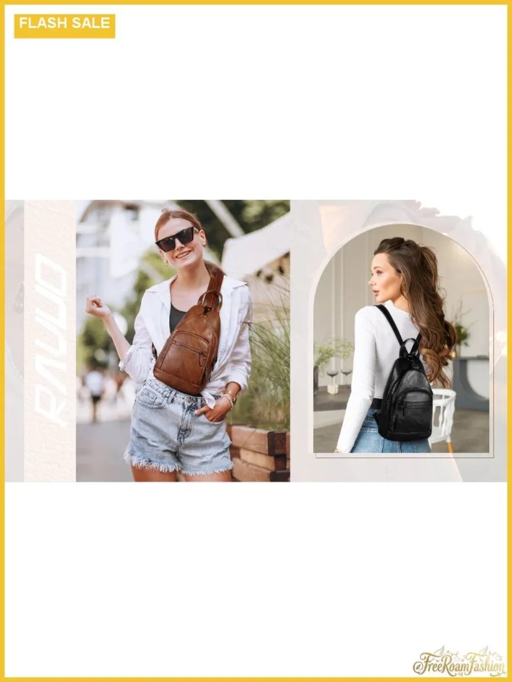 Women's Convertible Sling Backpack Purse Anti Theft Faux Leather Daypack